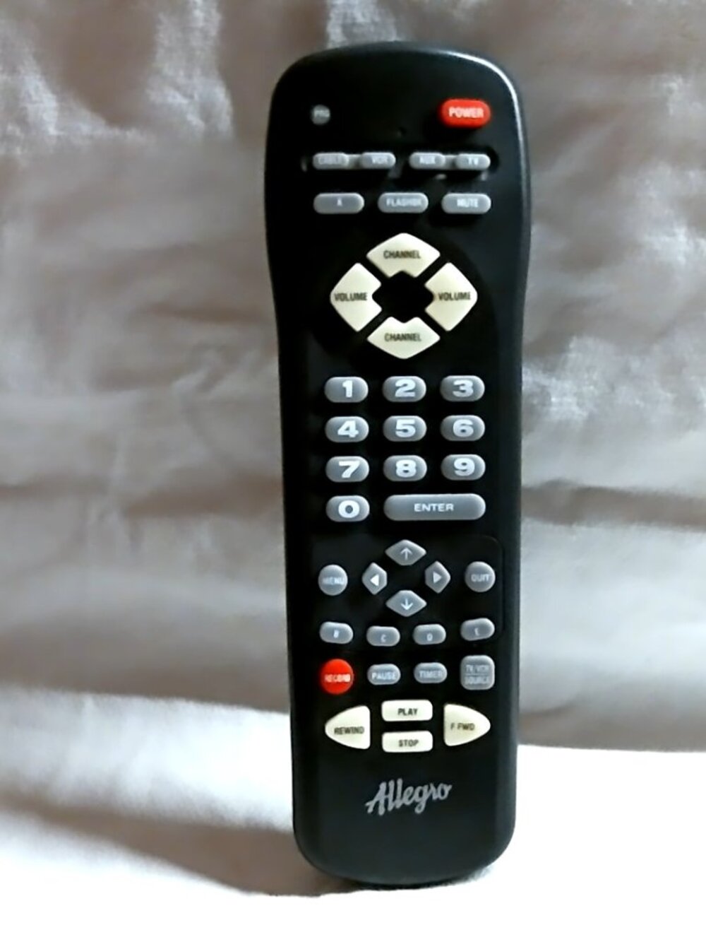 Allegro MBC4020 Factory Original TV Remote Control 124-202-13 Tested Cleaned